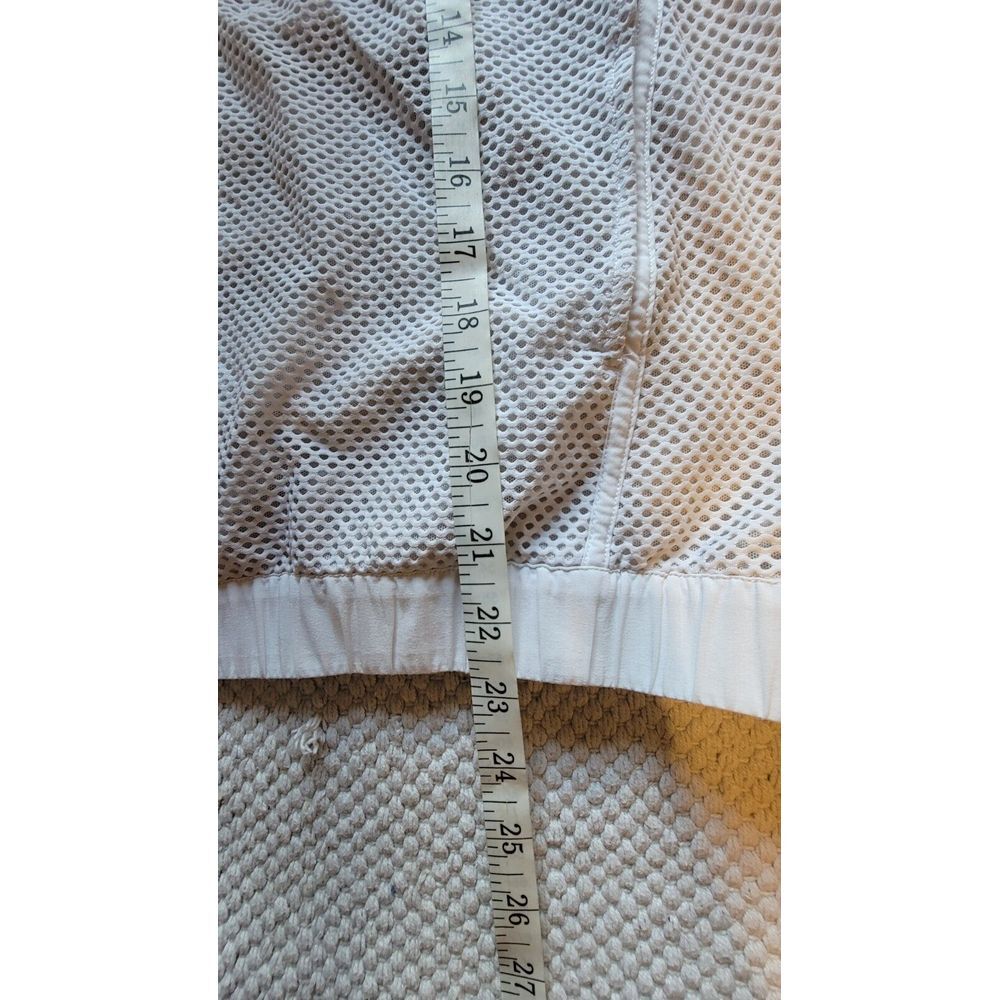 Lululemon White Mesh‎ on Mesh Size Small Long Sleeve Pullover Workout Yoga Top - Picture 7 of 8